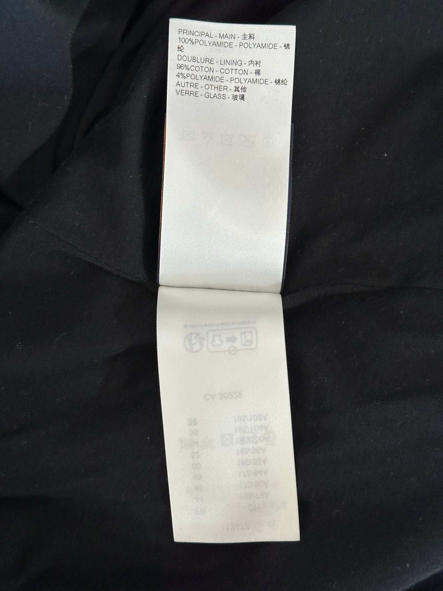 Louis Vuitton Black & Blue Damier Windbreaker