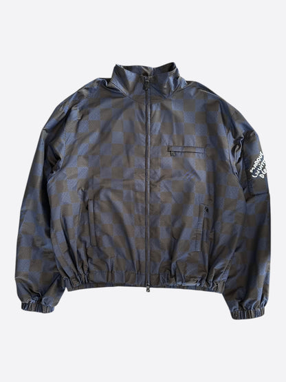 Louis Vuitton Black & Blue Damier Windbreaker