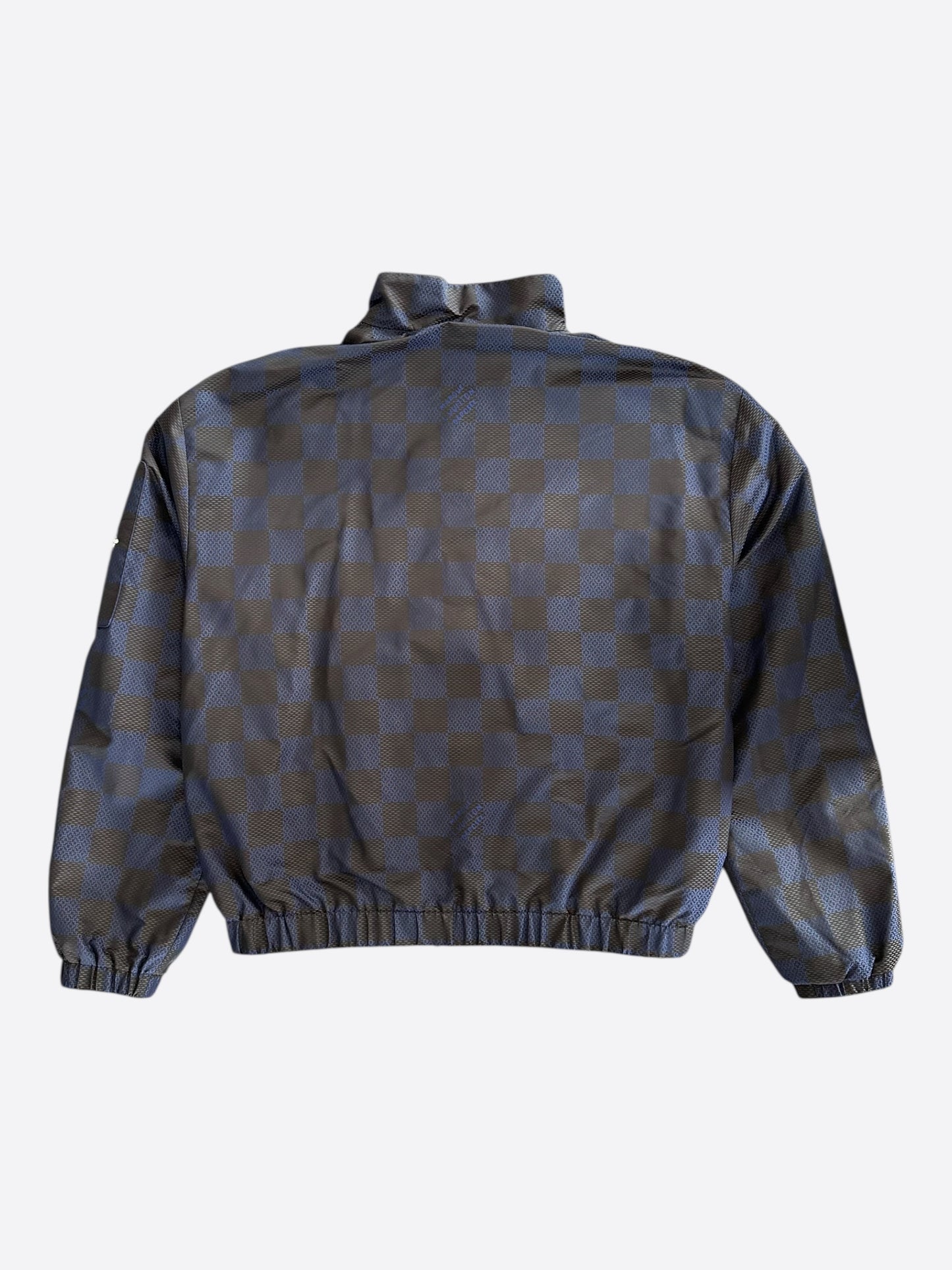 Louis Vuitton Black & Blue Damier Windbreaker