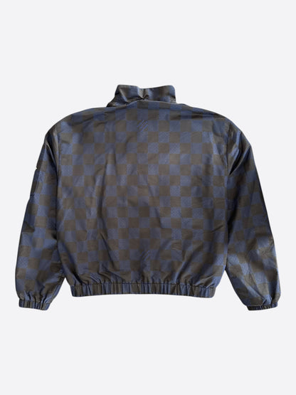 Louis Vuitton Black & Blue Damier Windbreaker