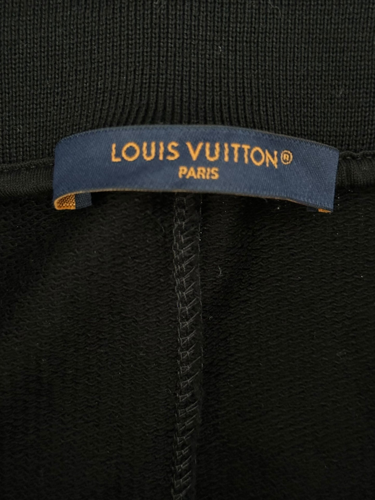 Louis Vuitton Black & White Striped Track Pants