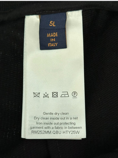 Louis Vuitton Black & White Striped Track Pants