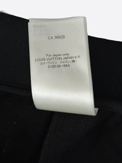 Louis Vuitton Black & White Striped Track Pants