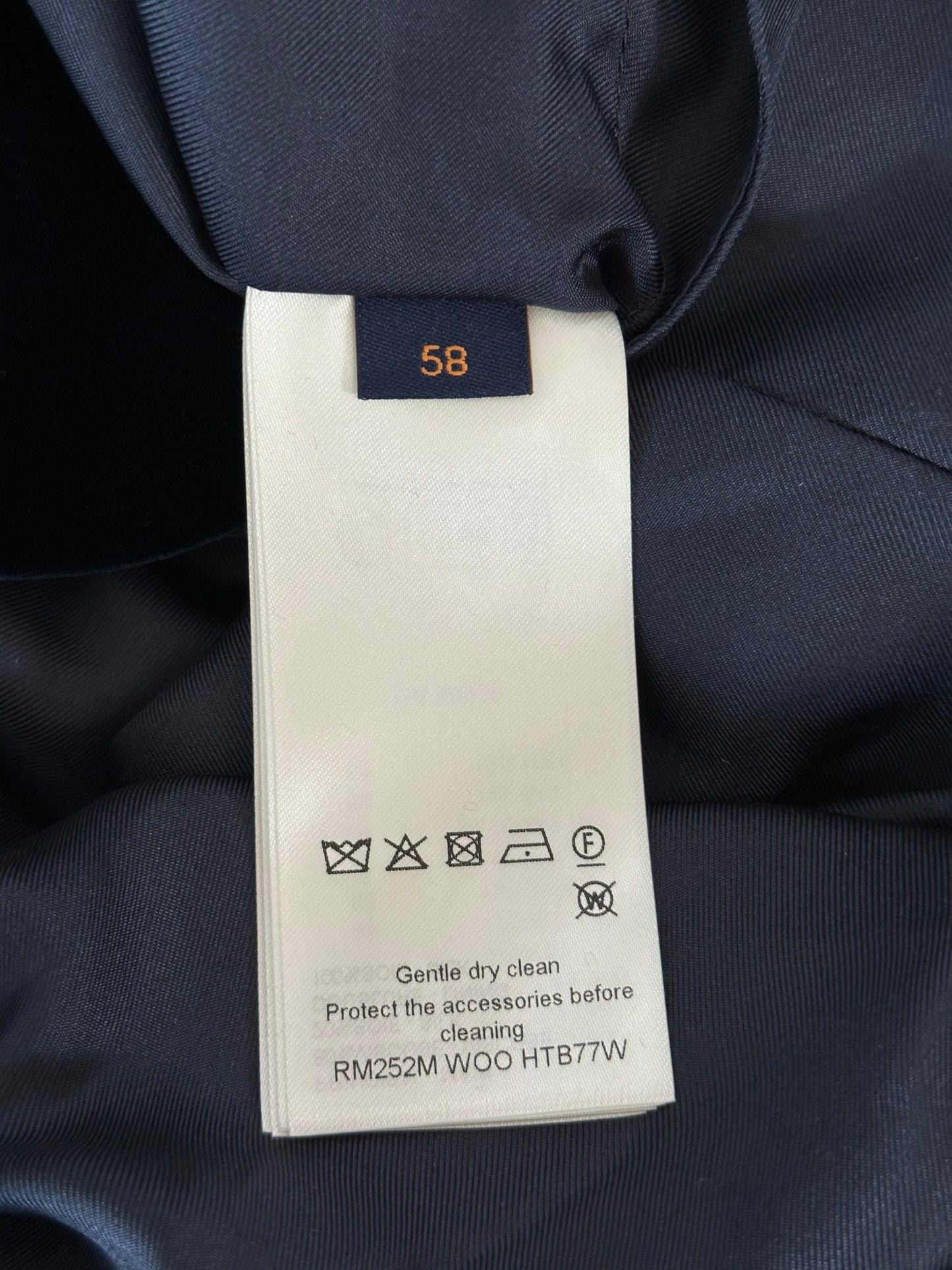 Louis Vuitton Navy Velvet Pearl Track Jacket