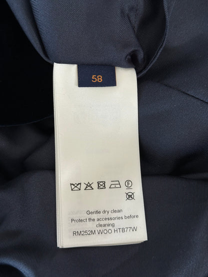 Louis Vuitton Navy Velvet Pearl Track Jacket