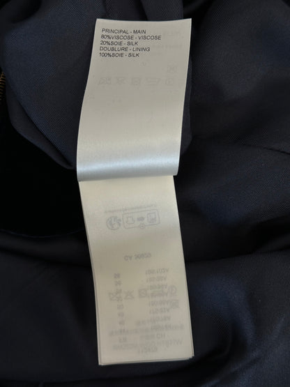 Louis Vuitton Navy Velvet Pearl Track Jacket