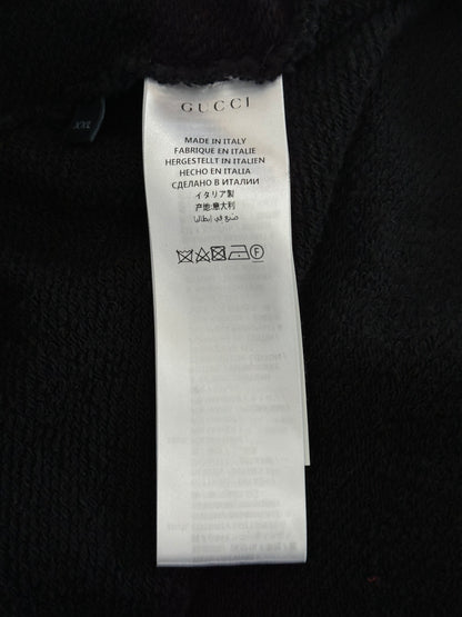 Gucci Black Sequin Blind For Love Skull Zip Up Hoodie