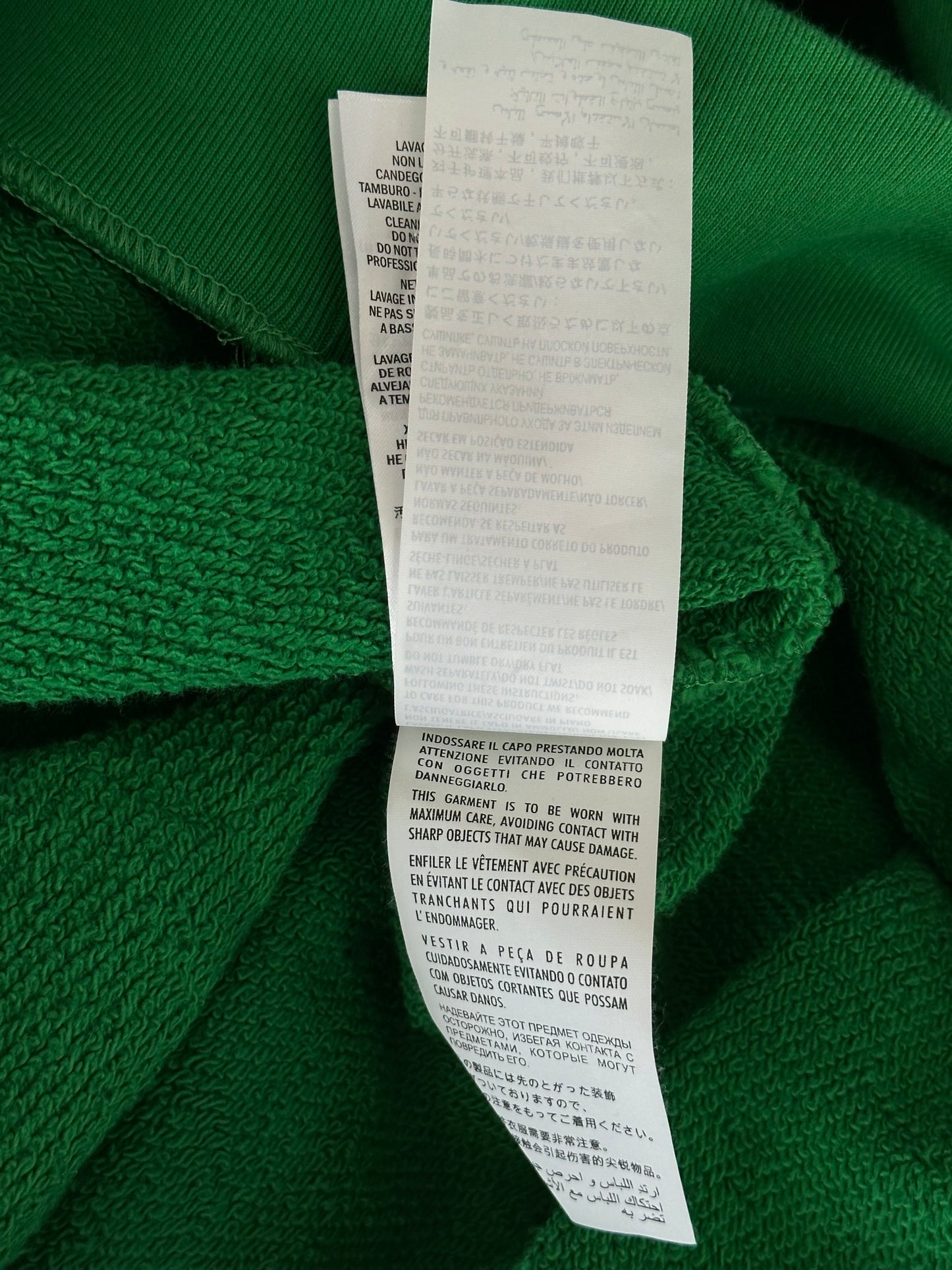 Gucci Green Dog Embroidered Hoodie