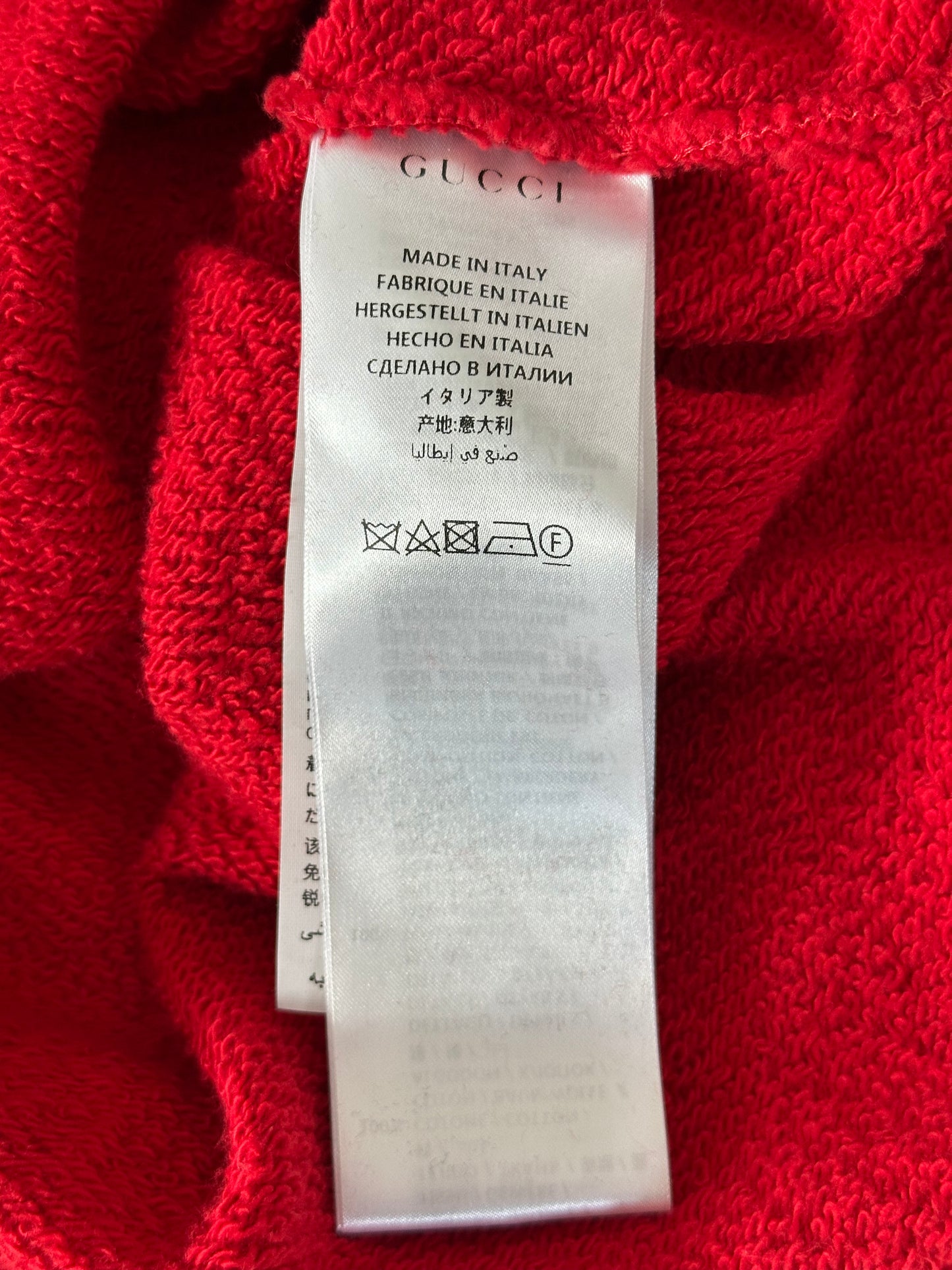 Gucci Red Sequin Blind For Love Hoodie