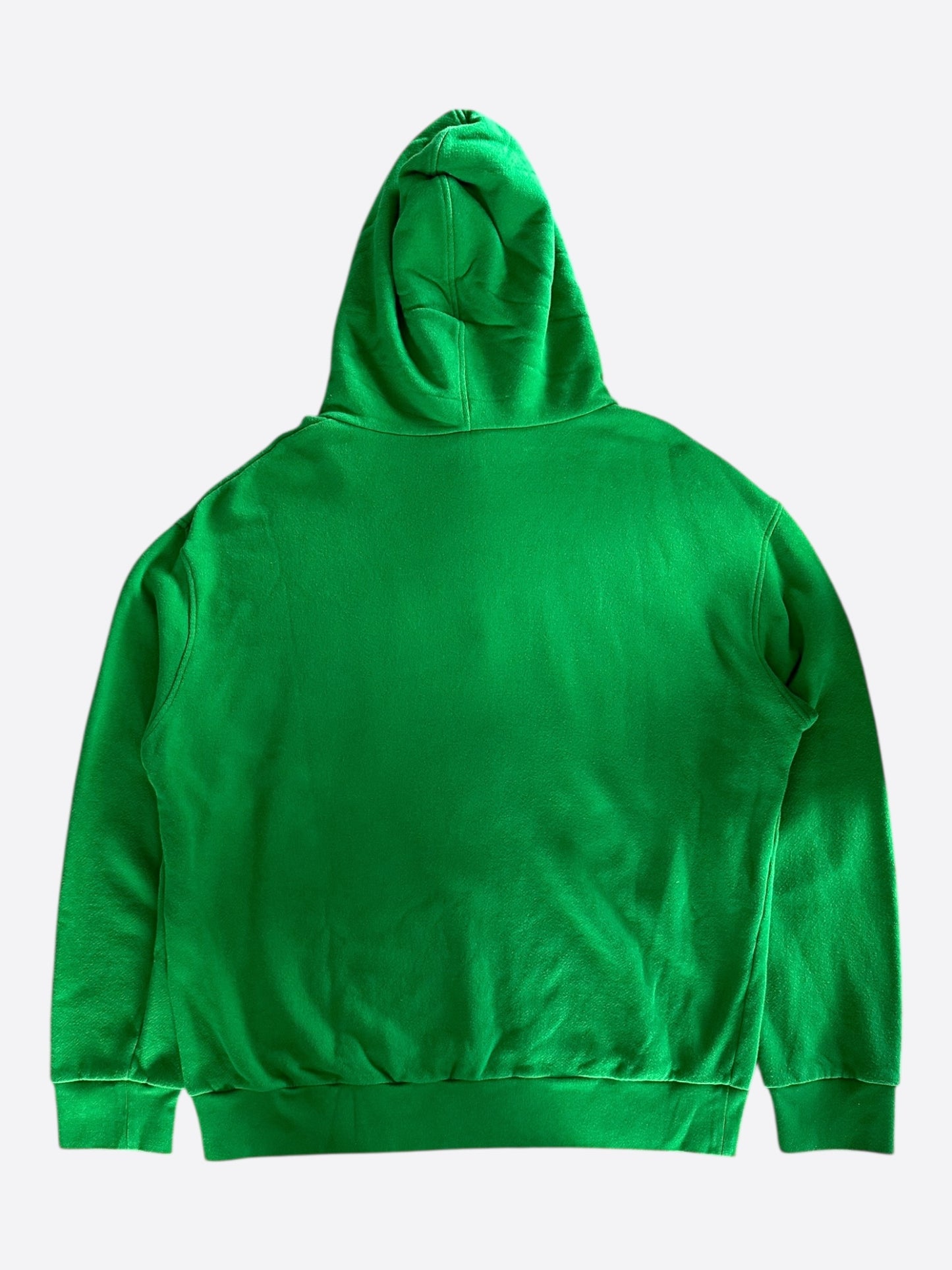 Gucci Green Dog Embroidered Hoodie