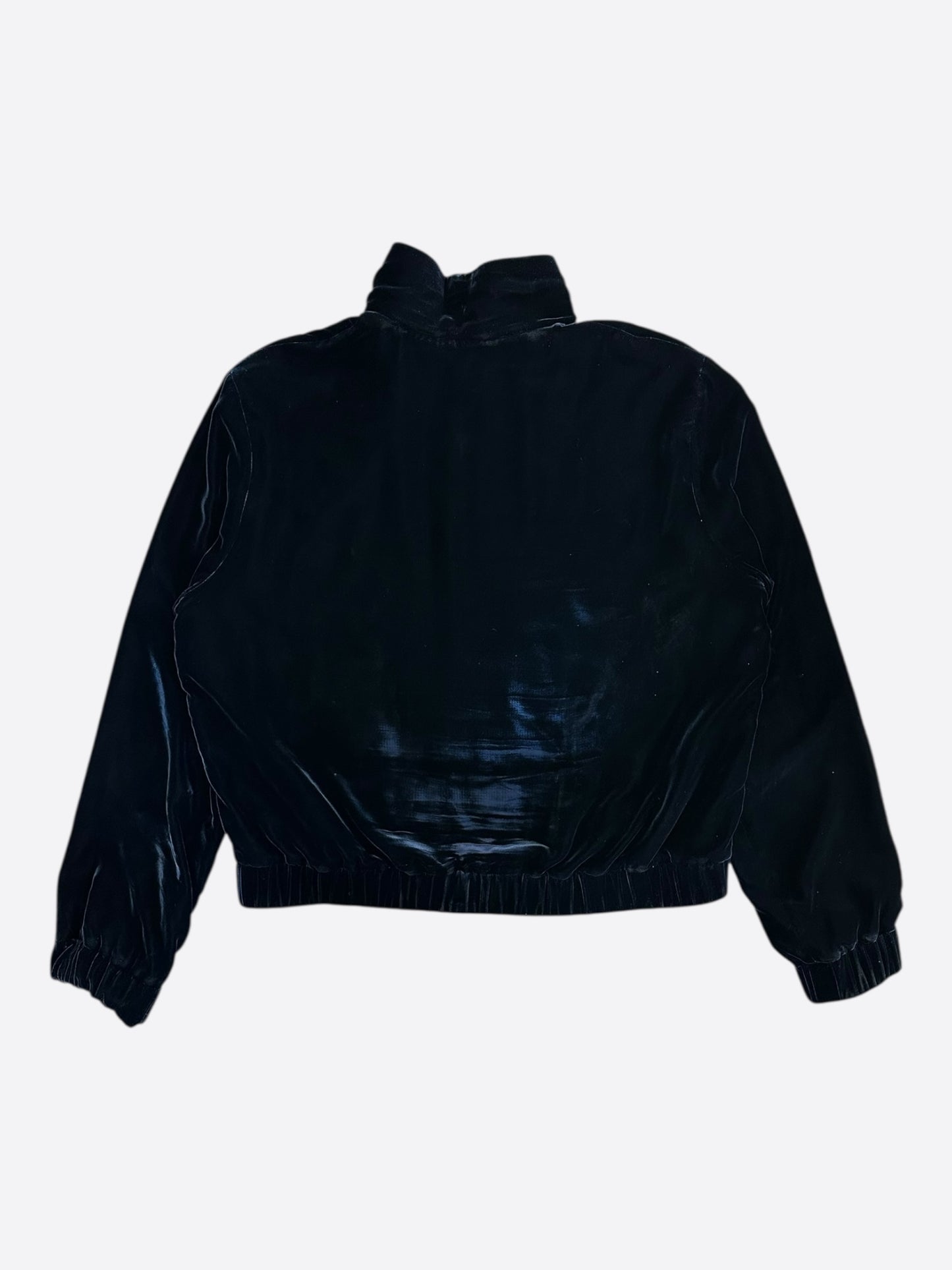 Louis Vuitton Navy Velvet Pearl Track Jacket