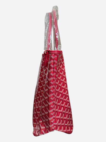 Goyard Fuchsia Pink Reversible St. Louis PM Tote Bag