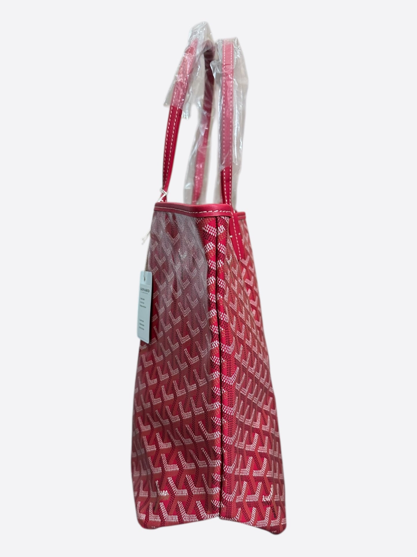 Goyard Fuchsia Pink Reversible St. Louis PM Tote Bag