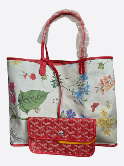 Goyard Fuchsia Pink Reversible St. Louis PM Tote Bag