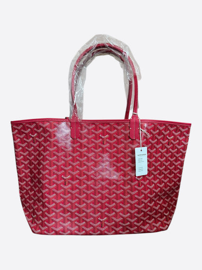 Goyard Fuchsia Pink Reversible St. Louis PM Tote Bag