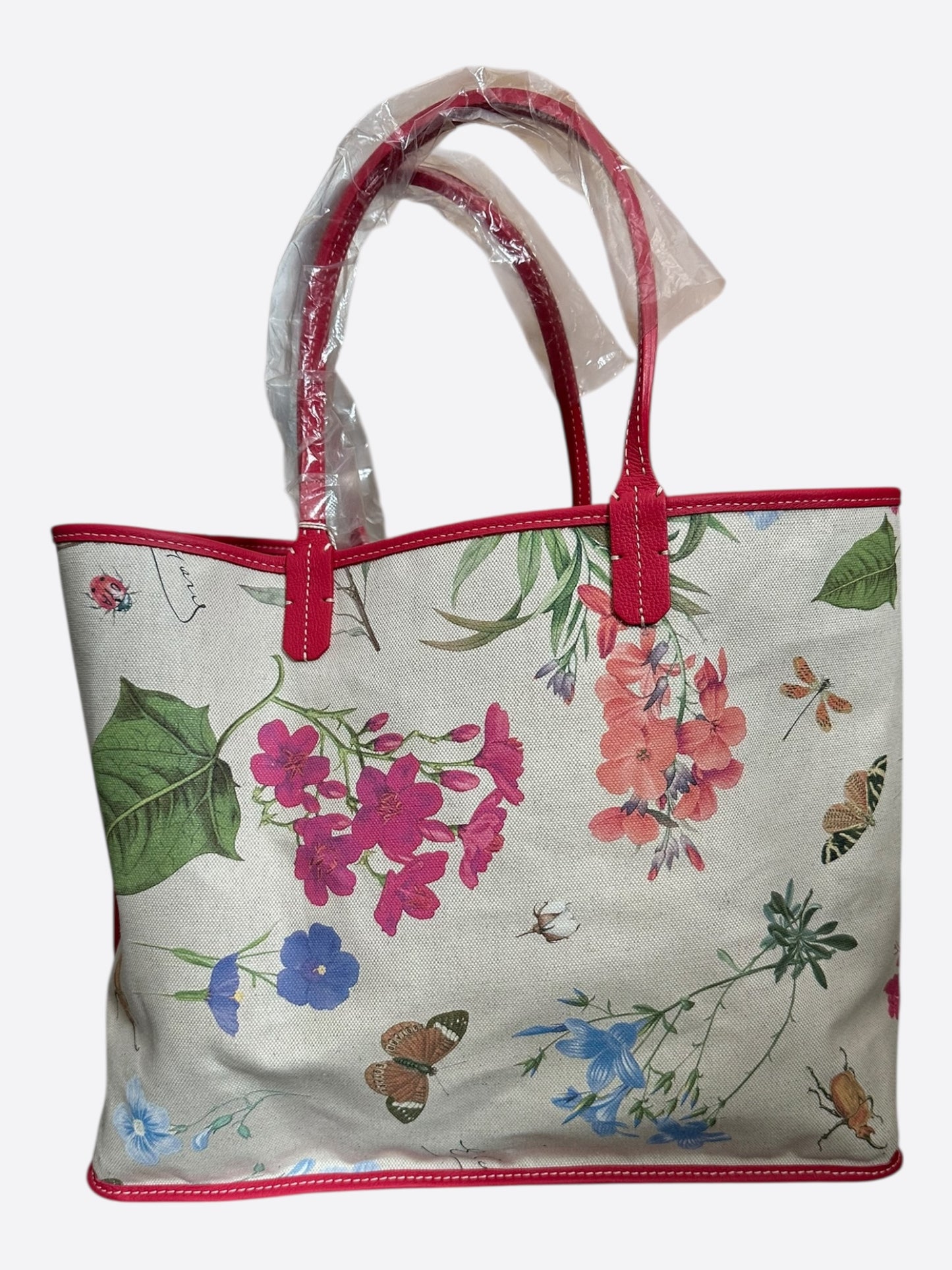 Goyard Fuchsia Pink Reversible St. Louis PM Tote Bag