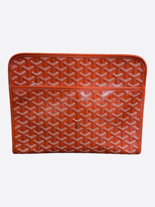 Goyard Orange Jouvence GM Toiletry Bag