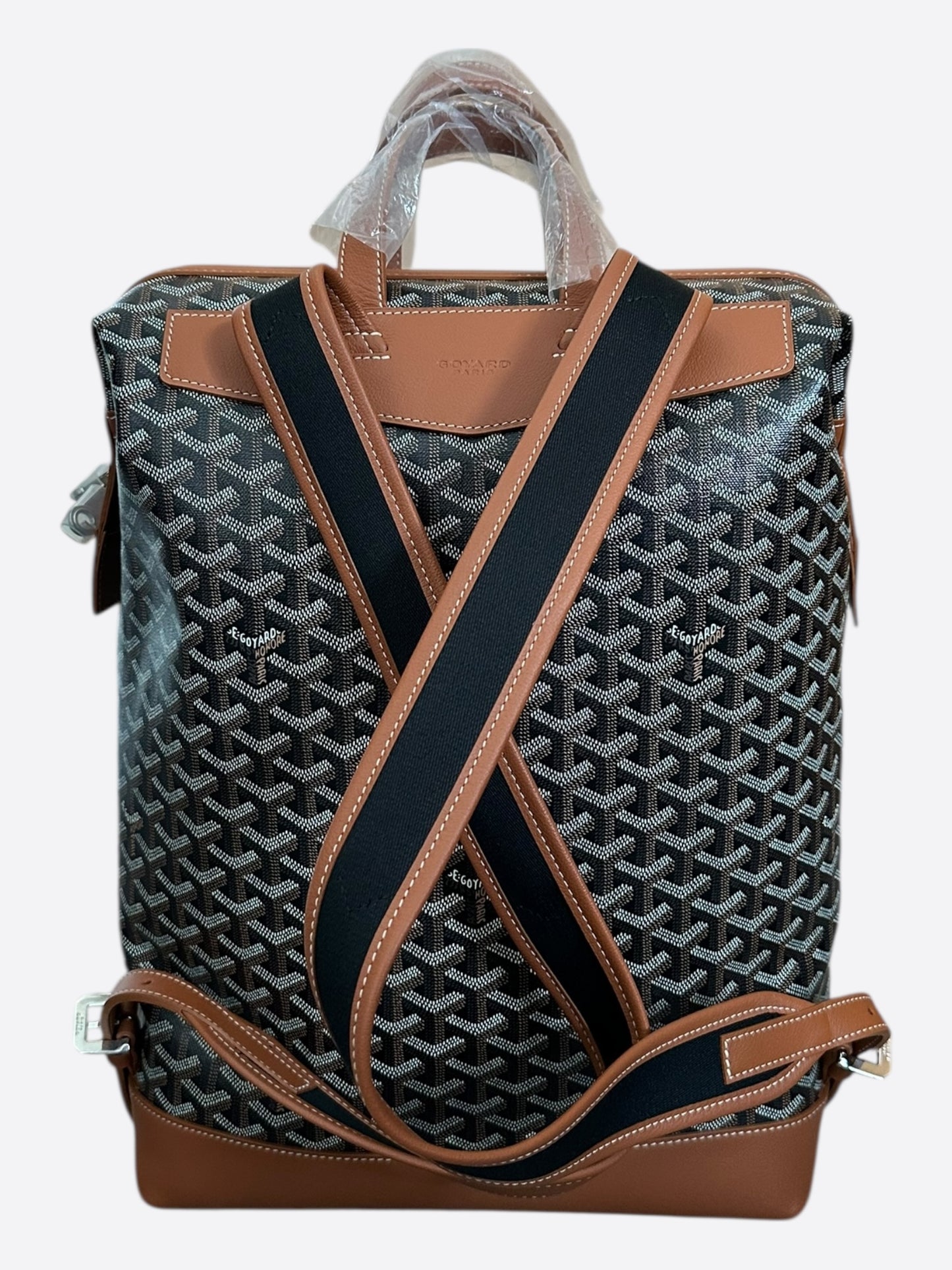 Goyard Black & Brown Cisalpin Backpack