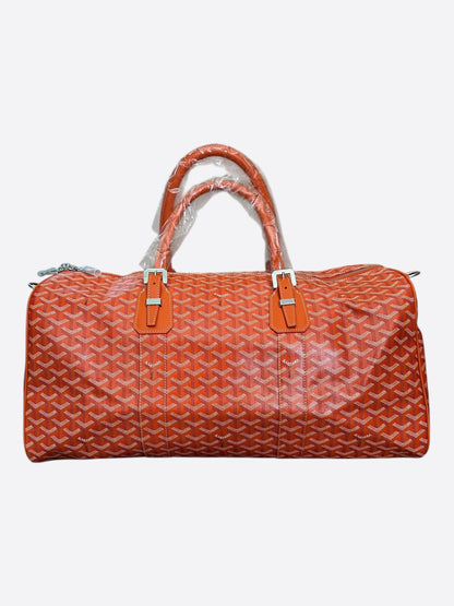 Goyard Orange Boston 50 Duffel Bag