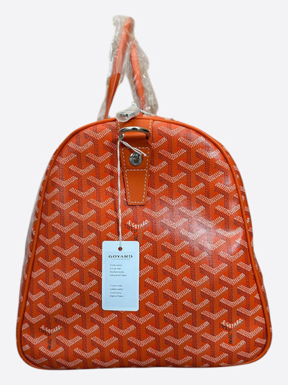 Goyard Orange Boston 50 Duffel Bag