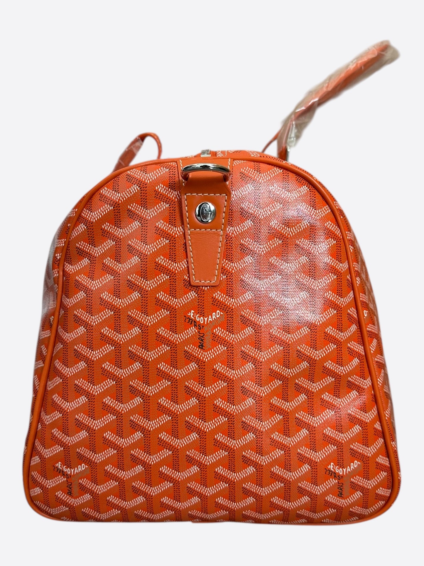 Goyard Orange Boston 50 Duffel Bag