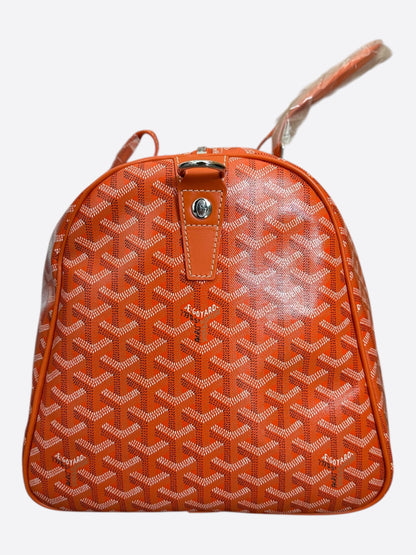 Goyard Orange Boston 50 Duffel Bag