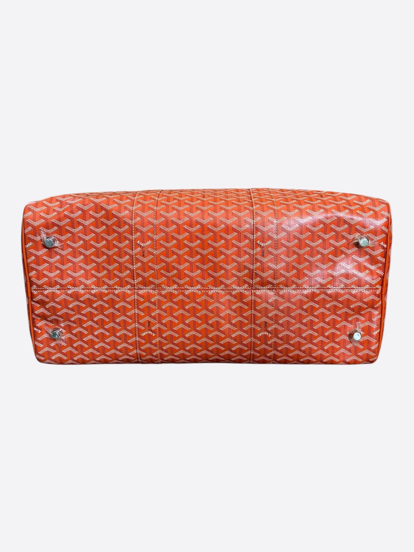 Goyard Orange Boston 50 Duffel Bag