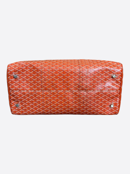 Goyard Orange Boston 50 Duffel Bag