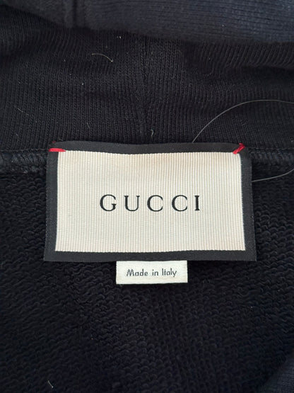 Gucci Black Sequin Blind For Love Tiger Hoodie