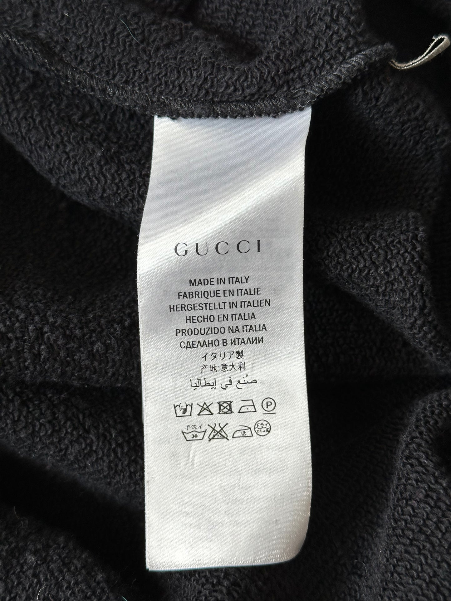 Gucci Black Sequin Blind For Love Tiger Hoodie