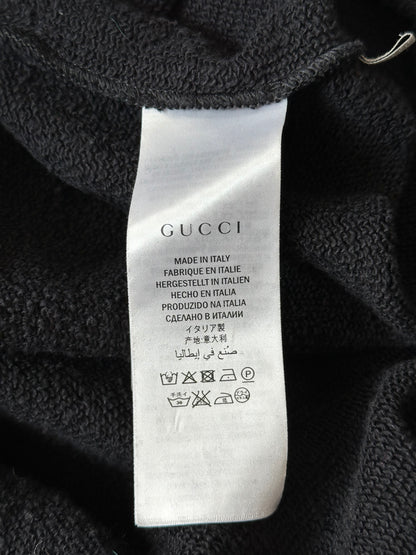 Gucci Black Sequin Blind For Love Tiger Hoodie