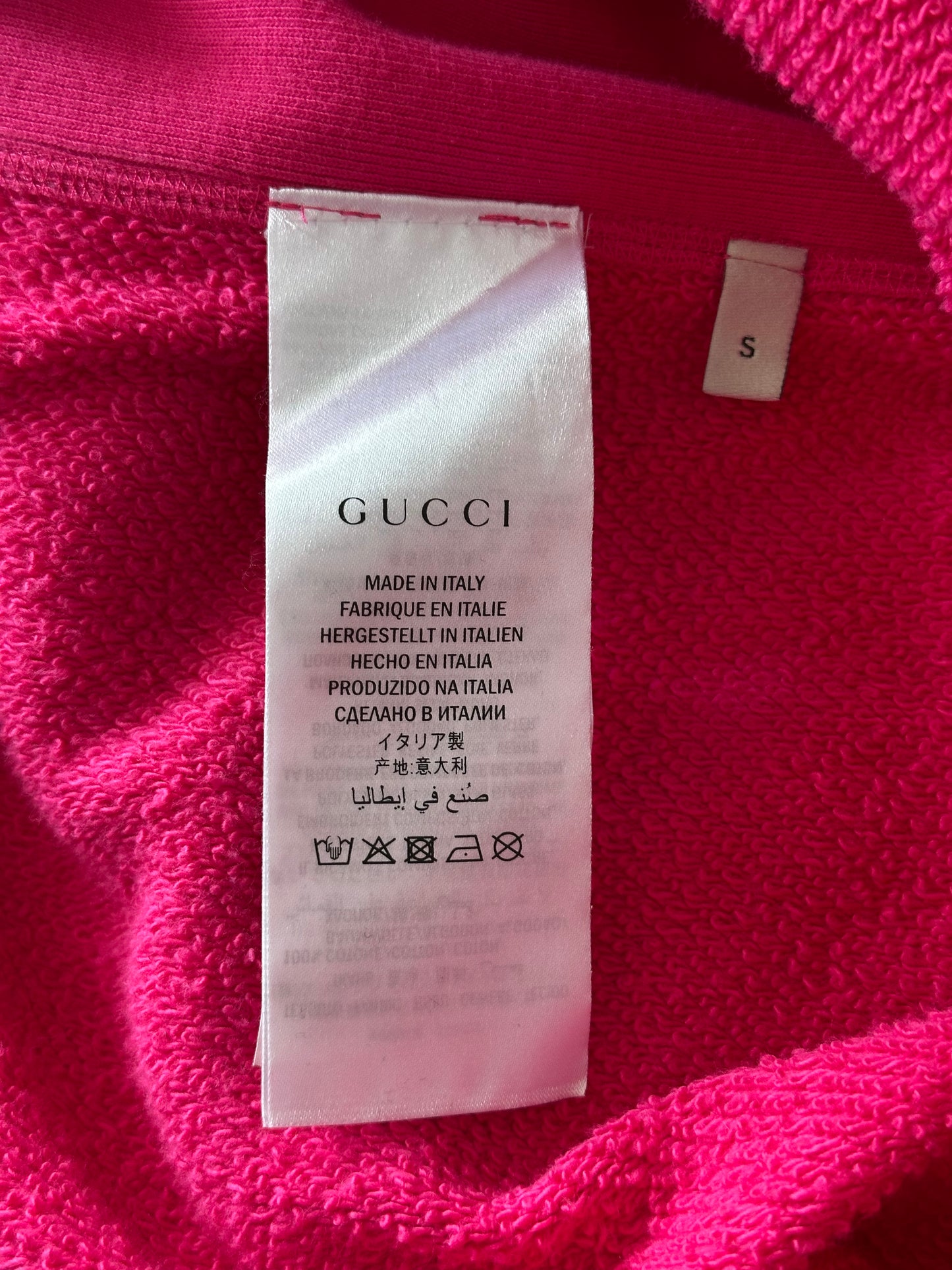 Gucci Pink Bootleg logo Sweater