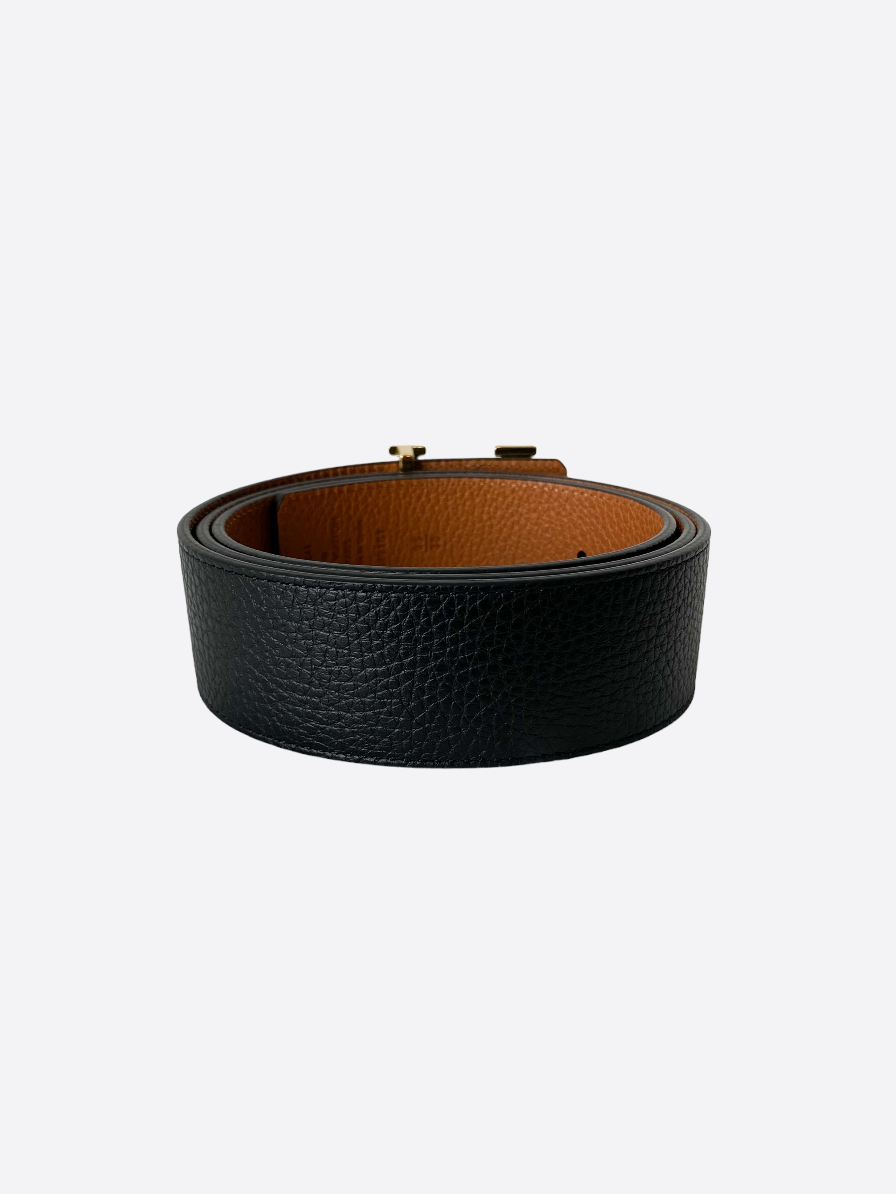 Louis Vuitton Black & Brown 40MM Reversible Belt – Savonches
