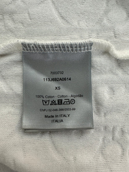 Dior White Oblique Towel T-Shirt