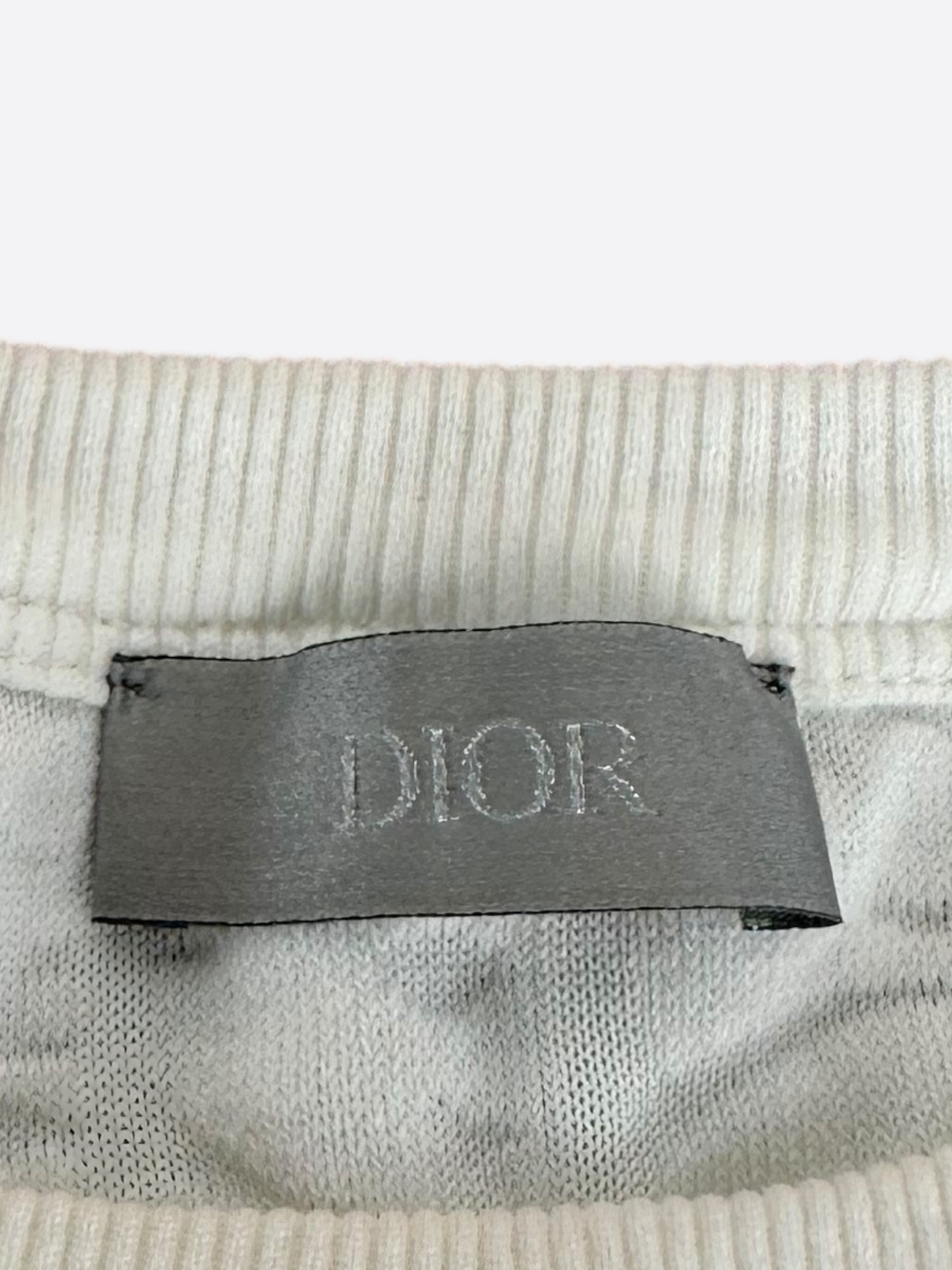 Dior White Oblique Towel T-Shirt