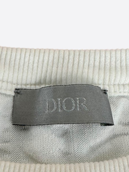 Dior White Oblique Towel T-Shirt