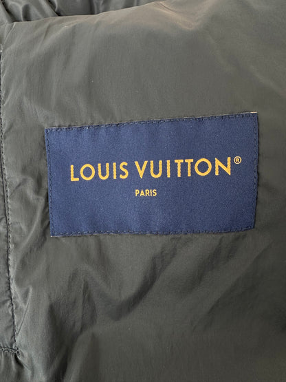 Louis Vuitton Black Embroidered Monogram Puffer Jacket