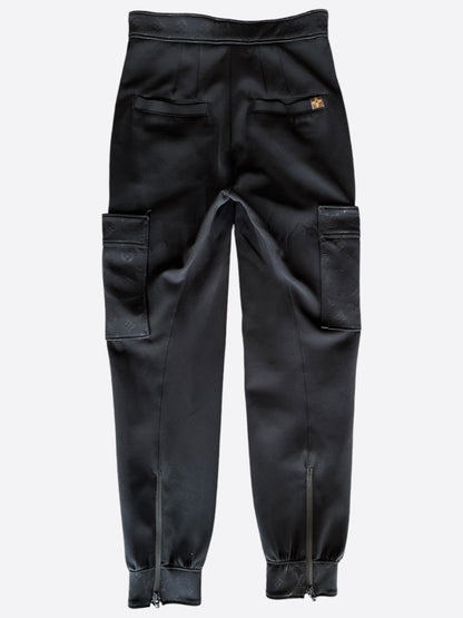 Louis Vuitton Black Monogram Women's Cargo Pants