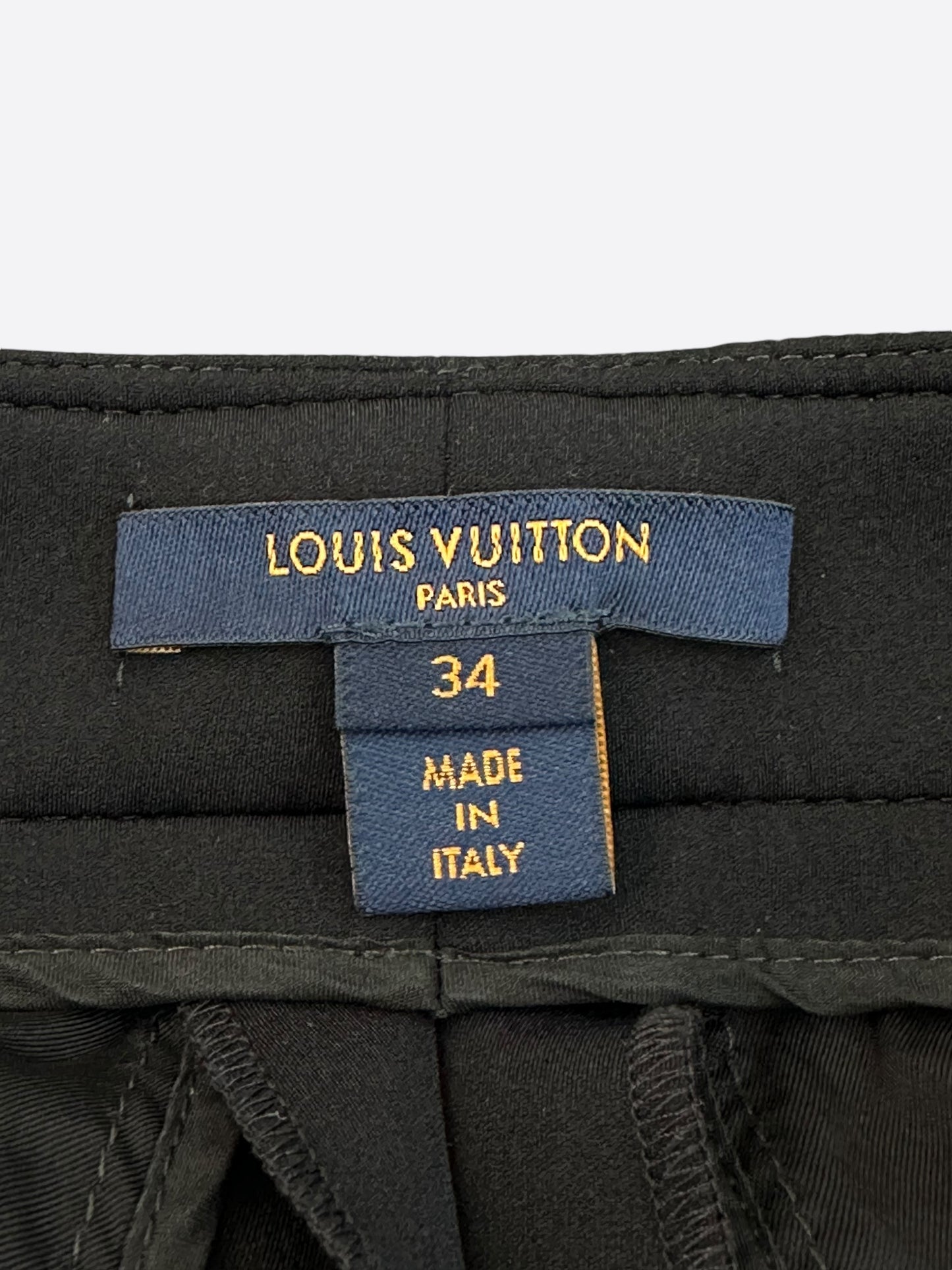 Louis Vuitton Black Monogram Women's Cargo Pants