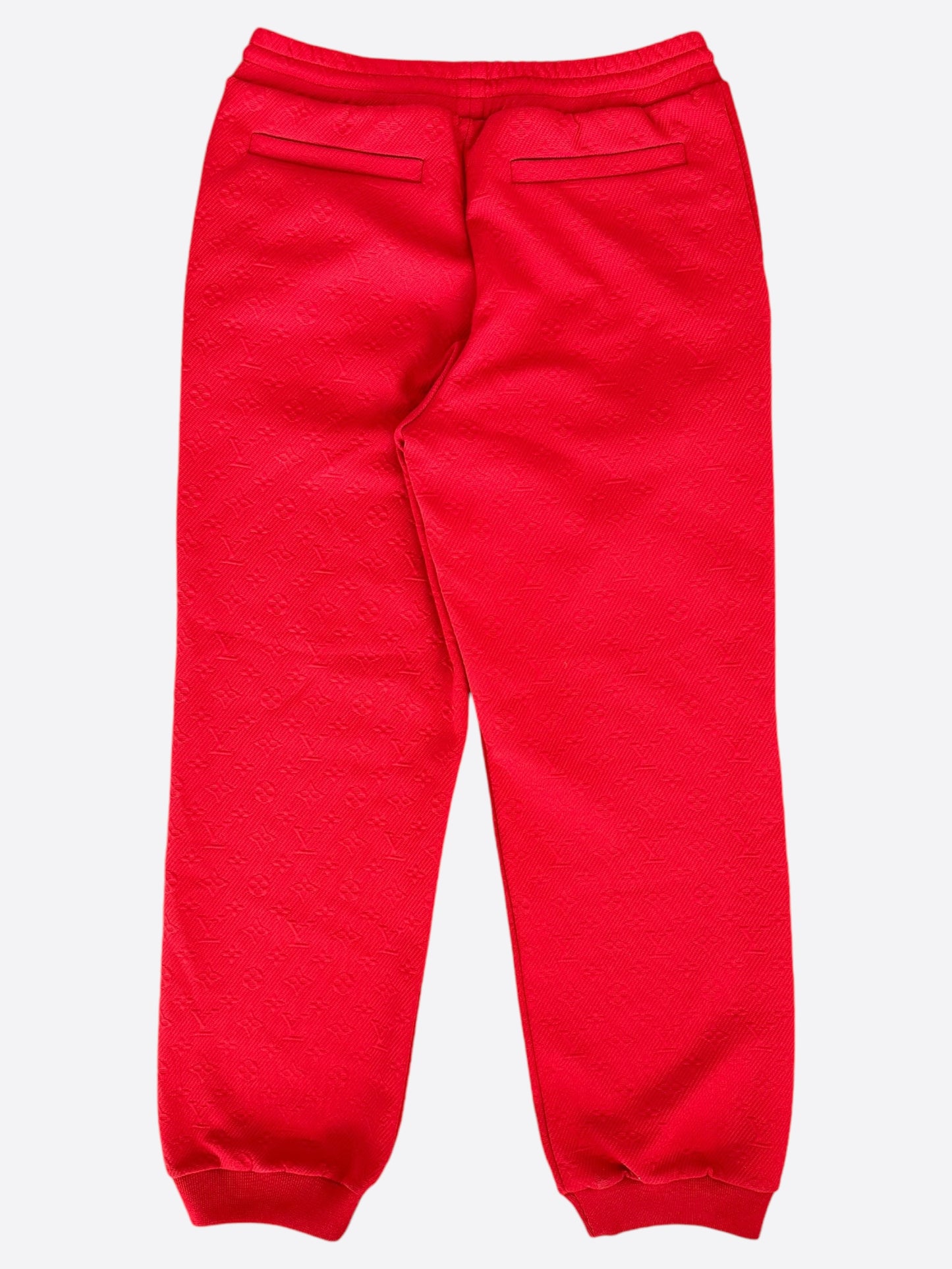 Louis Vuitton Red Monogram Trackpants