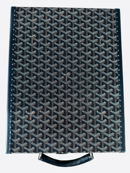 Goyard Black Document Handle Trunk