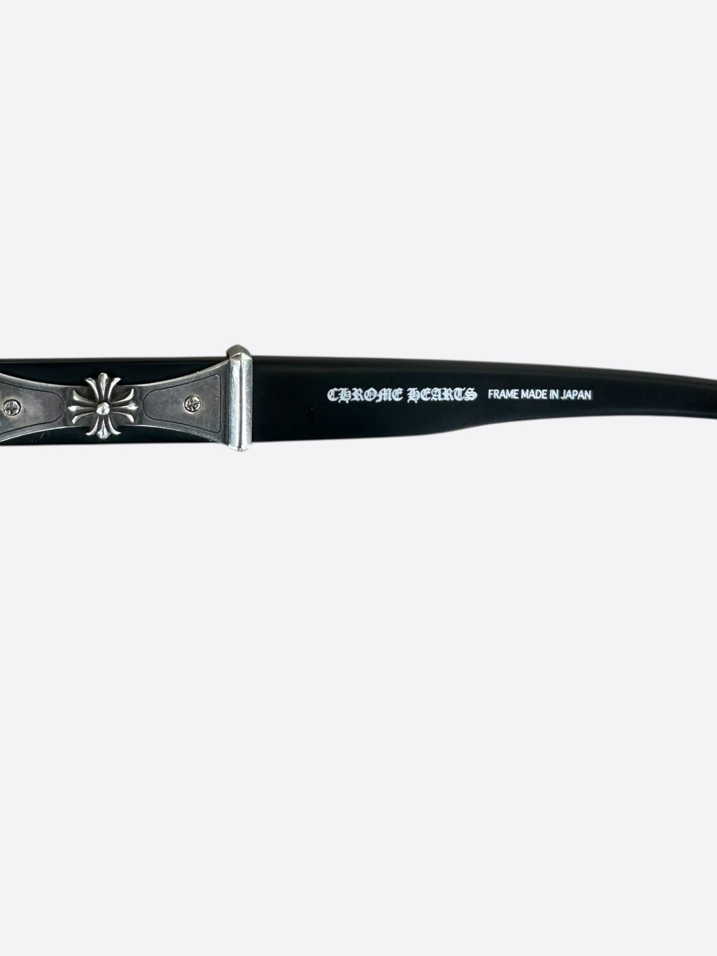 Chrome Hearts Black & Silver Reem II Glasses