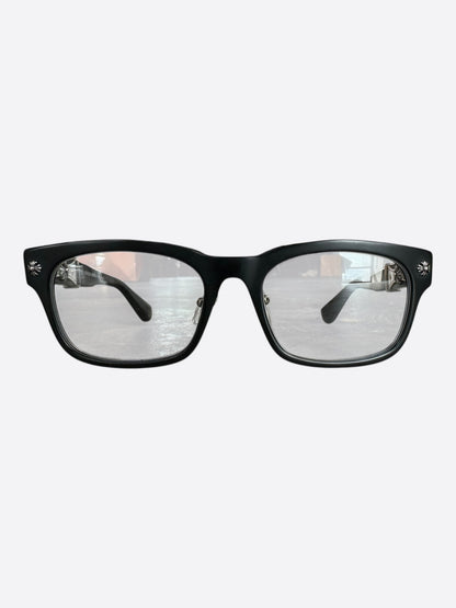 Chrome Hearts Black & Silver Reem II Glasses