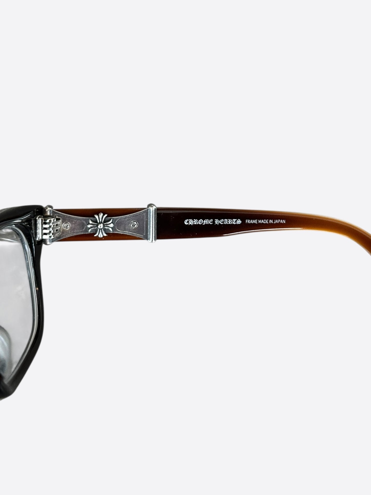Chrome Hearts Brown & Silver Reem II Glasses