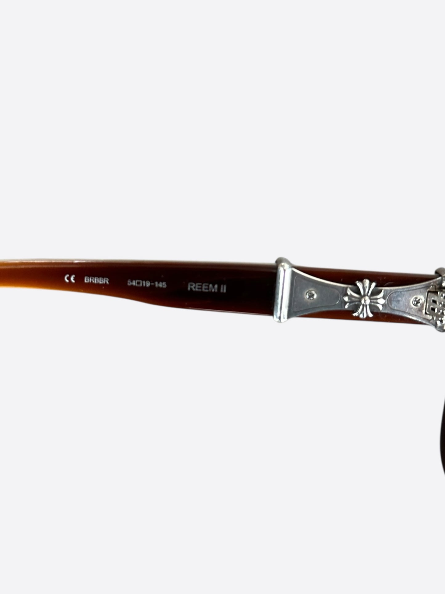 Chrome Hearts Brown & Silver Reem II Glasses