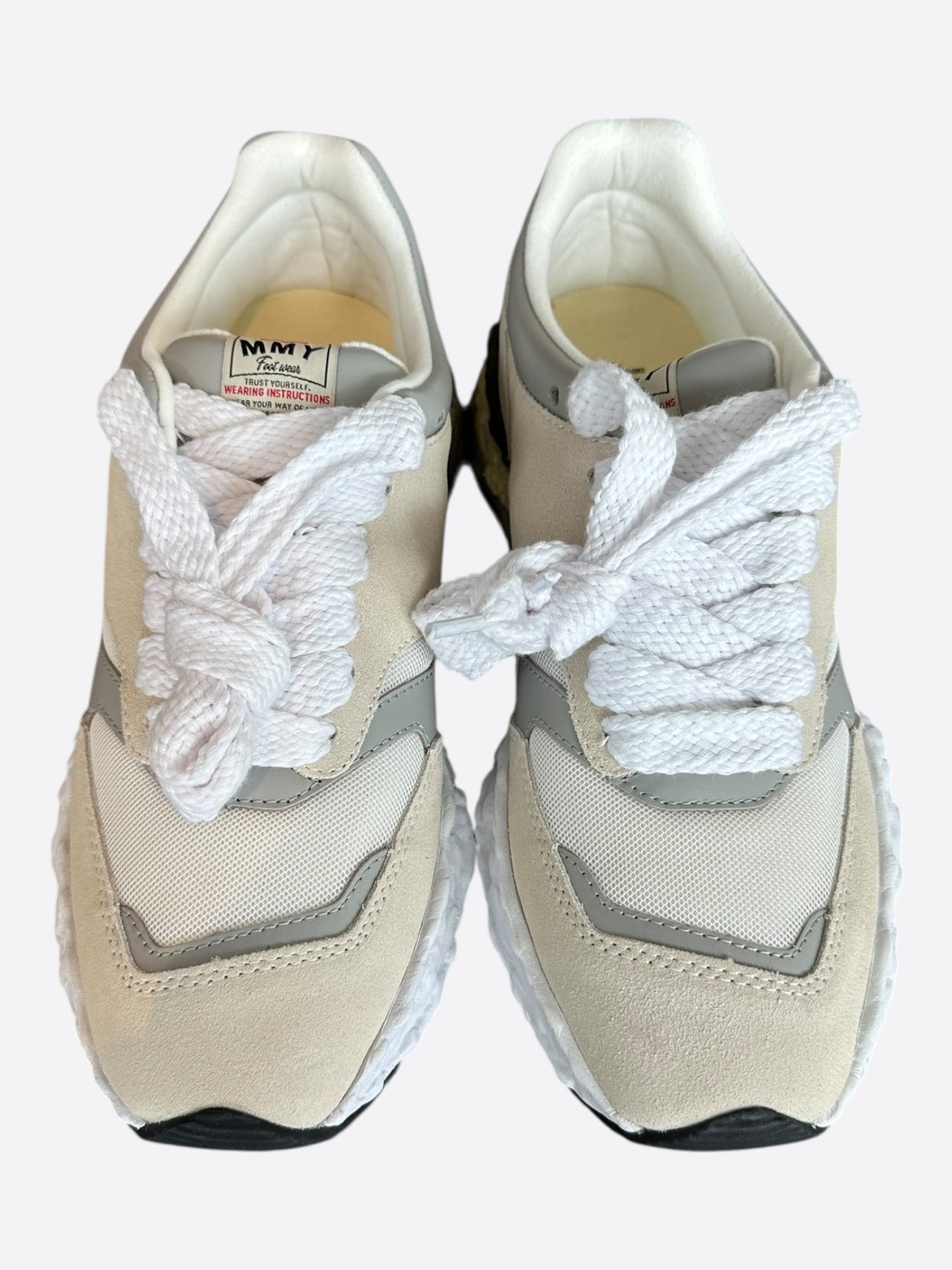 Maison Mihara Yasuhiro Beige & Grey George Sneakers
