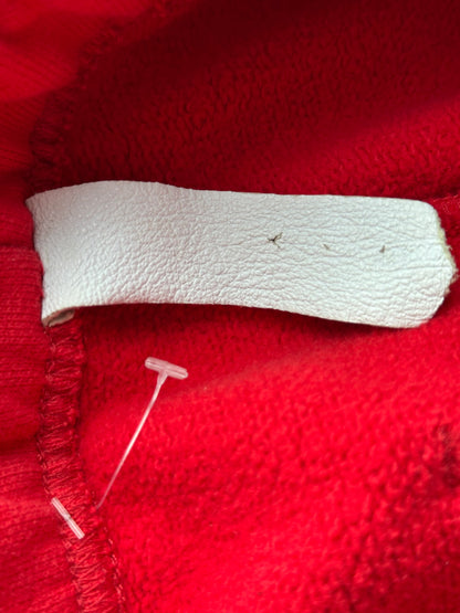 Chrome Hearts Red & White Triple Cross Embroidered Shorts