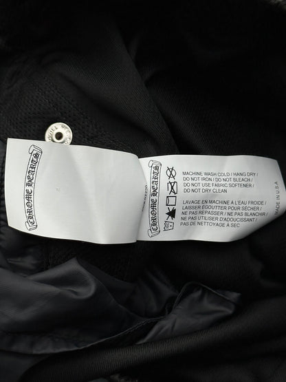 Chrome Hearts Black & White Snap Button Tearaway Track Pants