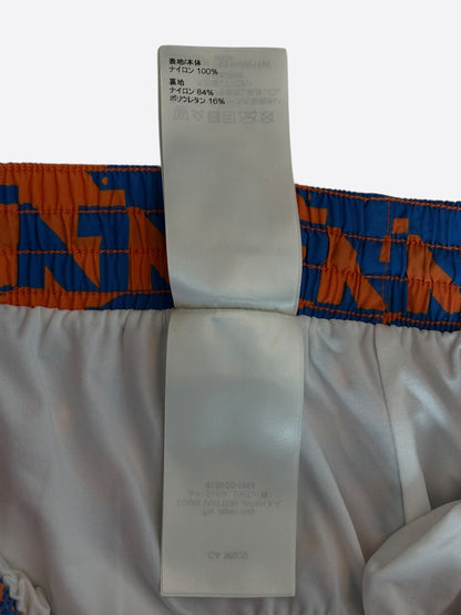 Louis Vuitton Blue & Orange Dove Print Swimshorts