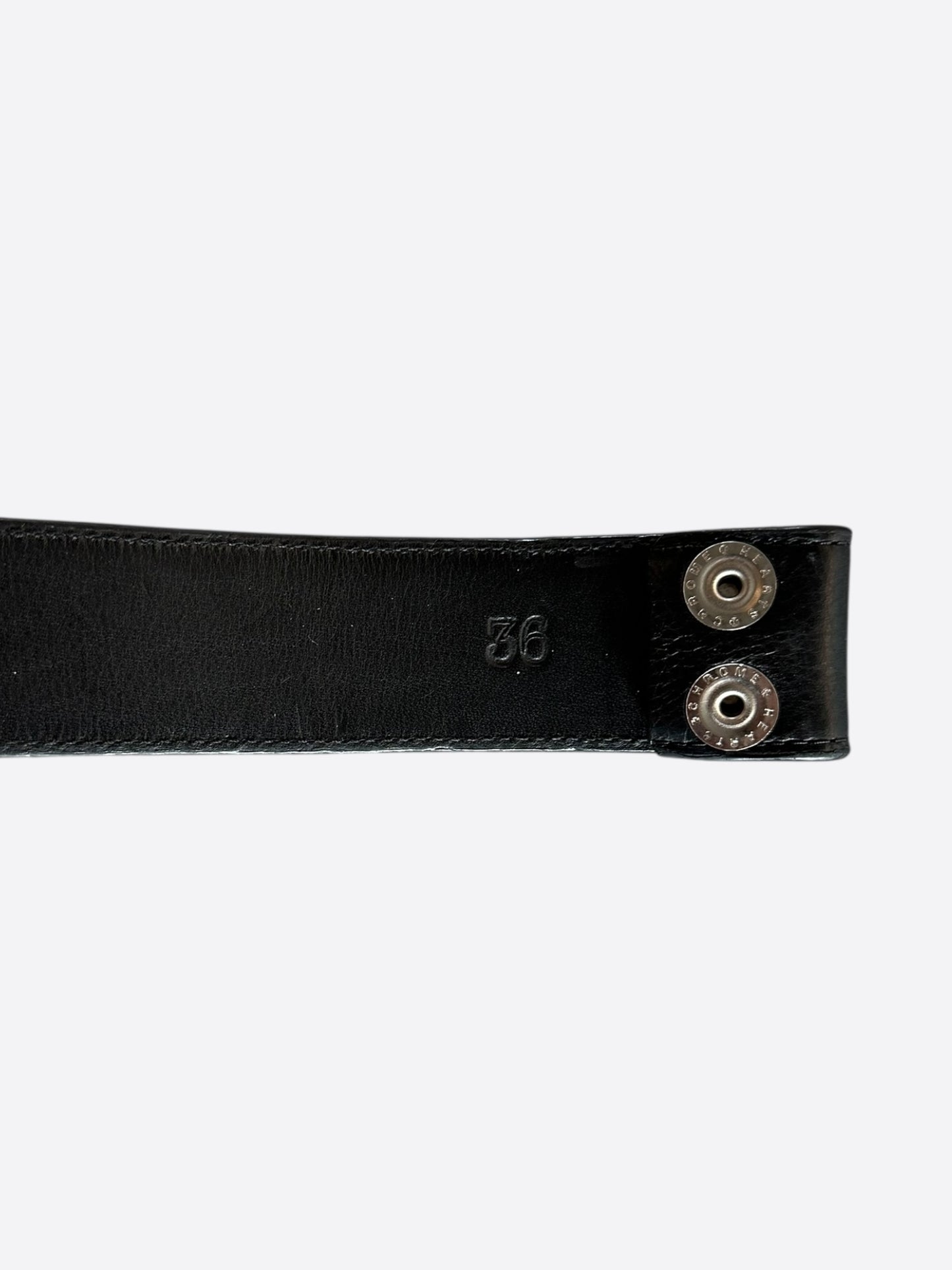 Chrome Hearts Black & Multicolor Cross Patch Belt